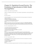 TEST BANK Public Health Nursing: Population-Centered Health Care in the Community 8th Edition by Marcia Stanhope PhD RN FAAN (Author), Jeanette Lancaster PhD RN FAAN (Author)