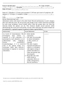 Exam (elaborations) NRSG 251 CRITICAL CARE  NIHSS STROKE SCALE. 