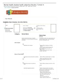 Mental Health shadow health subjective Results | Turned In Advanced Physical Assessment Across the Lifespan (FNP)