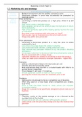 A-level Edexcel Business Paper 3 Summary Notes (Theme 1-4) for REDUCED CONTENT 2022 (DOES NOT CONTAIN THE WHOLE THEME 1-4 SPEC)