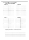 Oefeningen op eerstegraadsfuncties