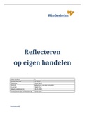 SWA23D17 Reflecteren op eigen handelen, M2, EVL 2.3.