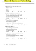 Exam (elaborations) Chapter 1—Science and Marine Biology (BIOL207) 100% correct answers