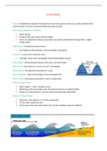 Coasts Revision Notes Geography A2-1