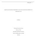 McDONALDS’ BUSINESS ENVIRONMENT ANALYSIS AND THE DEVELOPMENT OF A STRATEGIC PLAN (WRITER SCORED AN A+)