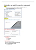 Volledige samenvatting Methoden van bedrijfseconomisch onderzoek ENDTERM