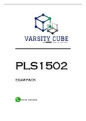 PLS1502 EXAM PACK 2022