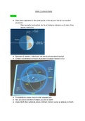 Highlights of Astronomy Week 3 Lecture Notes