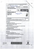 Pearson Edexcel International GCSE Mathematics A Paper 2H 4MA1/2H Higher Tier Unseen June 2021 Detailed_Solution (Distinction)