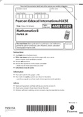 Pearson Edexcel Question paper + Mark Scheme (Results) [merged] January 2022 Pearson Edexcel International GCSE In Mathematics B (4MB1) Paper 02R