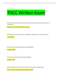 TNCC Written Exam  Questions and Answers(2022]