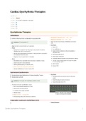 Cardiac Dysrhythmia Therapies