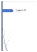 Pedagogiek 3.1 oudere kind (Ontwikkelingspsychologie voor leerkrachten basisonderwijs, opbrengstgericht leren, begeleiden van actief leren)