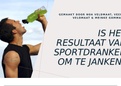 presentatie profielwerkstukavond sportdranken pws