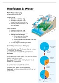 Aardrijkskunde Samenvatting H3 water