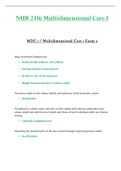 Exam 2 - NUR2356 / NUR 2356 (Latest 2022 / 2023) : Multidimensional Care I / MDC 1 - Rasmussen