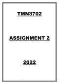 TMN 3702 Assignment 2 Soluctions