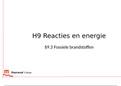 Powerpoint 9.3 Fossiele brandstoffen 5 HAVO scheikunde chemie overal