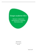 Samenvatting Stage ouderen (65+)