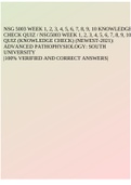 NSG 5003 WEEK 1, 2, 3, 4, 5, 6, 7, 8, 9, 10 KNOWLEDGECHECK QUIZ / NSG5003 WEEK 1, 2, 3, 4, 5, 6, 7, 8, 9, 10QUIZ (KNOWLEDGE CHECK) (NEWEST-2021)