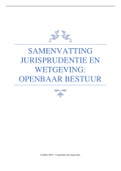 Samenvatting (jurisprudentie en wetgeving): Openbaar bestuur