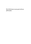 PLS1502-latest-exam-pack-africanphilosophy.