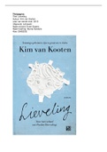 Boekverslag Lieveling Kim van Kooten
