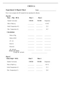 report sheet experiment 12 