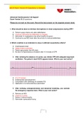 ACLS Exams Version A & B Questions & Answers Graded A Plus