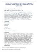 NR 603 Week 1 Comparison and Contrast Assignment: Trigeminal QIUZ & ANSWERE {Graded 100%}(Latest Update 2022).