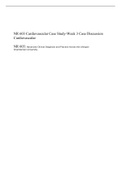 NR 603 Week 3 Case Discussion Cardiovascular What Leads Demonstrate the ST Depression NR 603: Advanced Clinical Diagnosis and Practice Across Life Span, Chamberlain University