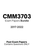 CMM3703 - Exam Prep. Questions (2017-2022)