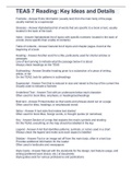 TEAS 7 Reading: Key Ideas and Details(ou'll have 15 scored questions on Key Ideas and Details. These questions will cover finding information a text, working with sequences, using charts and graphs, drawing conclusion, and summarizes paragraphs)