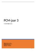 PCM-jaar  3 verslag 