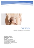 Casestudy over optimale pijnstilling na sectio caesarea (keizersnede), mooie 7,2 gehad!