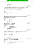 Exam (elaborations) EDR 610 Power Electronics SOLVED (EDR610) 