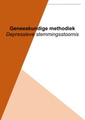 Geneeskundige methodiek | Depressieve stemmingsstoornis