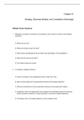 Essentials of Strategic Management The Quest for Competitive Advantage, Gamble - Exam Preparation Test Bank (Downloadable Doc)