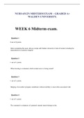 NURS 6512N MIDTERM EXAM – GRADED A+ WALDEN UNIVERSITY.