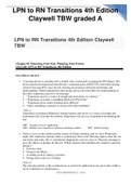 HESI LPN to RN Transitions 4th Edition Claywell TBW graded A