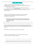 Exam (elaborations) ECO MISC Misc quiz 1 solved 