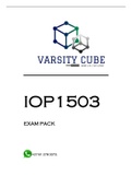 IOP1503 MCQ EXAM PACK 2022