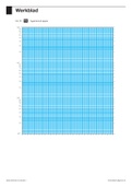 Werkblad logaritmisch papier opgave 52 Hoofdstuk 9 Exponentiële en logaritmische functies Getal & Ruimte Wiskunde B VWO