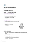 Lecture notes HUB2019F - Musculoskeletal