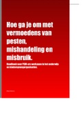 Handboek: hoe ga je om met vermoedens van pesten, mishandeling en misbruik.