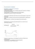 Volledige samenvatting economische modellen lweo VWO