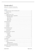 samenvatting Constructie 1B: H4: HORIZONTALE CONSTRUCTIES