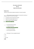 Integrative Nursing Midterm Exam Winter 2022