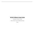 NR 601 Midterm Exam Study guide (Version 2), NR 601 Question Bank NR601 Test Bank (Ch 1 – Ch 19, 300 Q & A)