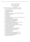 NR 601 Kennedy Malone APN Older Adults sample questions-Ch-1 to Ch-19,  NR 601 care of the mature adults, Chamberlain College of Nursing